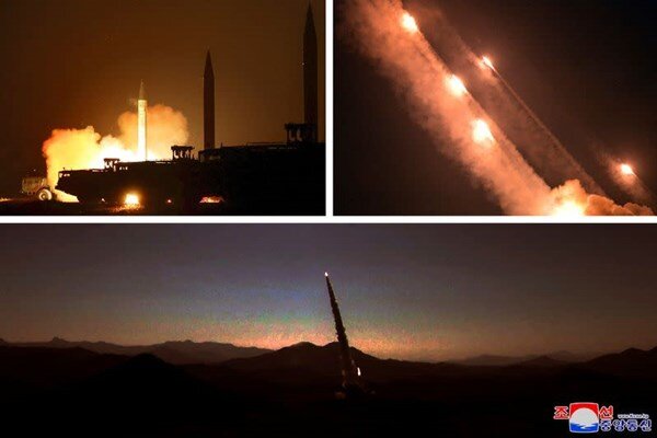 تصاویر | واکنش به یک «مانور جنگی خطرناک» | کره شمالی: حمله به آمریکا و کره جنوبی را شبیهسازی کردیم