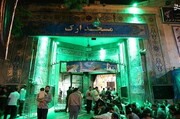 تصاویر | نوحه خوانی حاج منصور ارضی برای شهدای امنیت در مسجد ارگ
