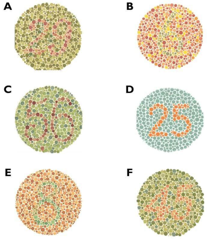 تست بینایی رایگان | با این آزمون سطح بینایی خود را امتحان کنید | در دایره‌ها چه عددی می‌بینید؟