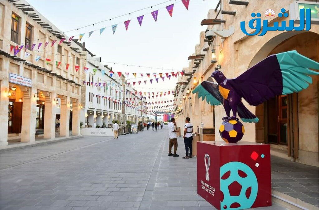 تصاویر بازار سنتی واقف قطر ؛ محلی جذاب برای مسافران جام جهانی ۲۰۲۲ | شگفتیهای معماری مدرن را در مشریب دوحه ببینید