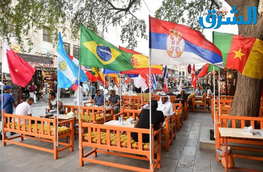 تصاویر بازار سنتی واقف قطر ؛ محلی جذاب برای مسافران جام جهانی ۲۰۲۲ | شگفتیهای معماری مدرن را در مشریب دوحه ببینید