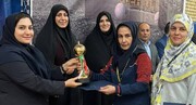 مدال طلای مسابقات بهکاپ تهران بر گردن بانوان شمال تهران