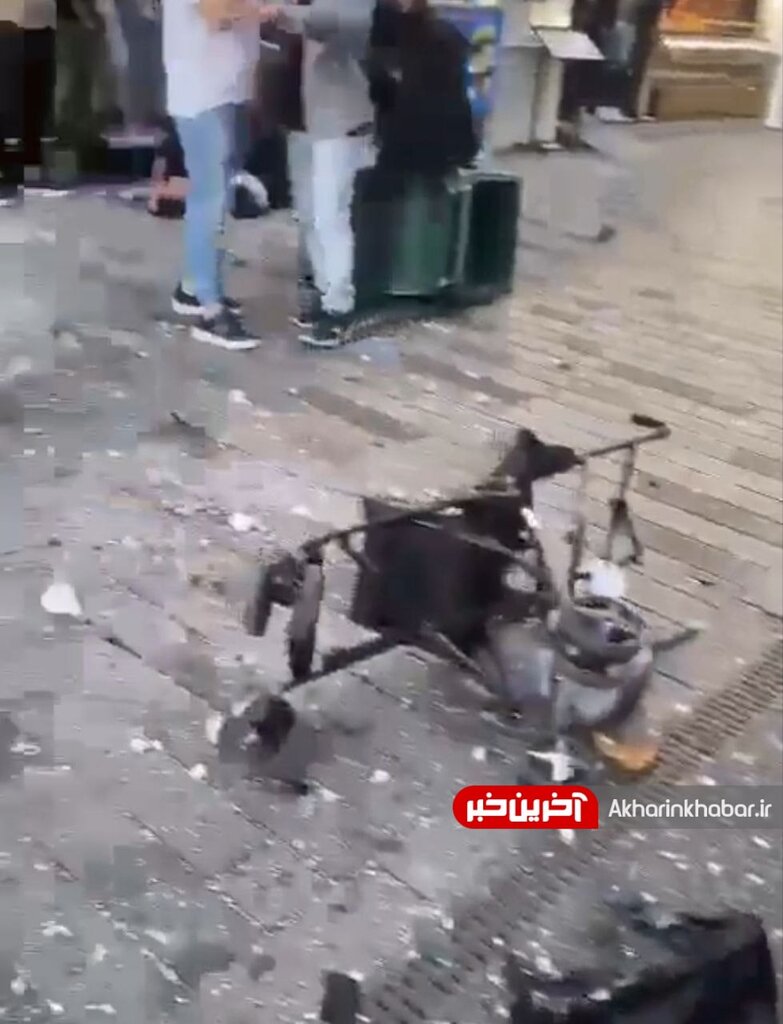 تصویب دلخراش از کالسکه خالی در انفجار ترکیه