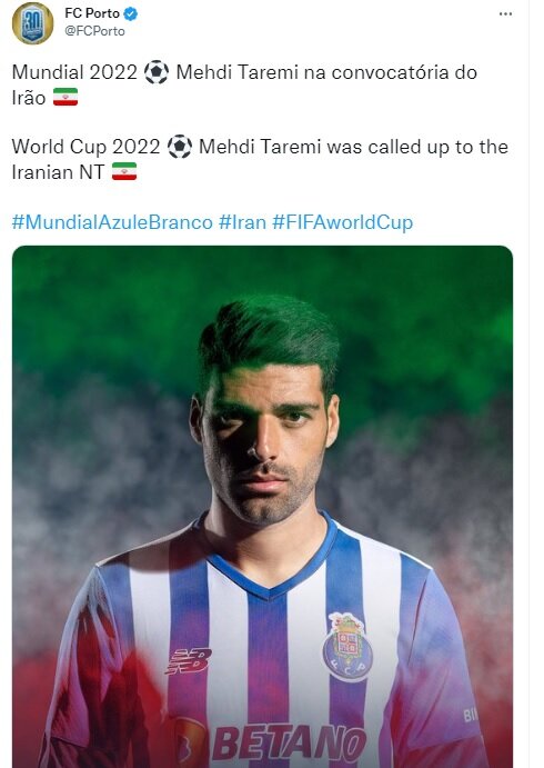 عکس | مهدی طارمی احضار شد! | پورتو قبل اعلام لیست ایران واکنش نشان داد