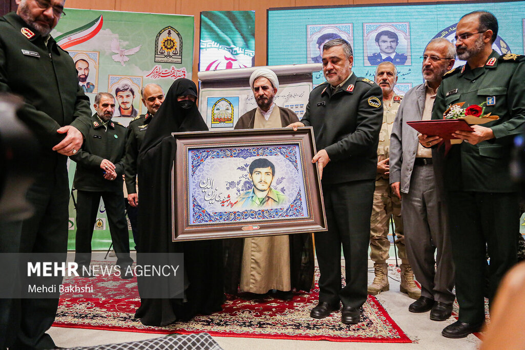 تصاویر ا بزرگداشت 121 شهدای امنیت با حضور سردار اشتری