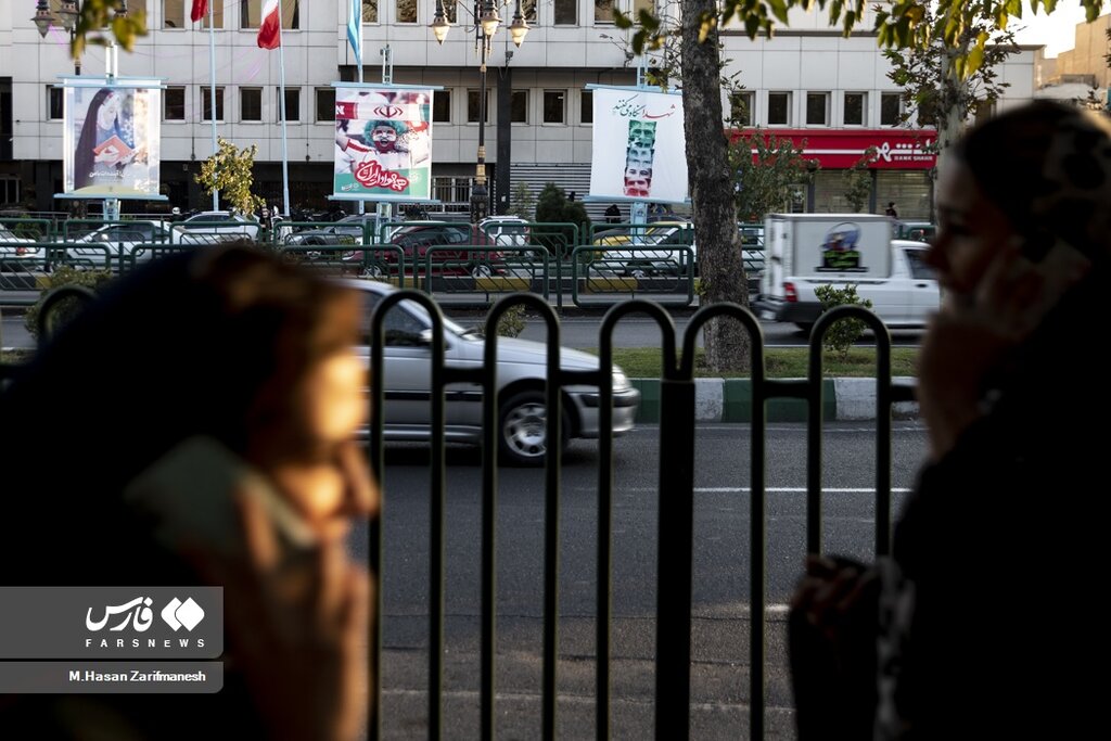 تصاویری از حال و هوای تهران در آستانه جام جهانی ۲۰۲۲