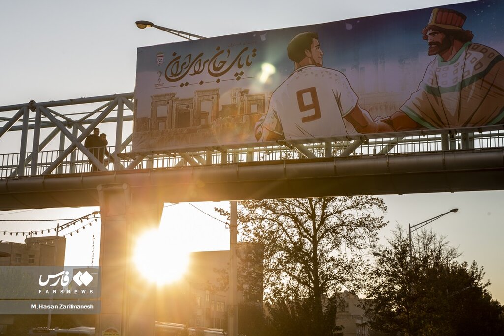 تصاویری از حال و هوای تهران در آستانه جام جهانی ۲۰۲۲