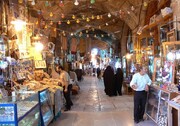 تصویری جالب و دیده نشده از بازار مشهد، ۶۰ سال پیش
