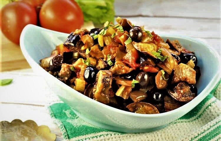 طرز تهیه خوراک بادمجان و قارچ | غذایی خوشمزه با بادمجان که باید امتحان کنید