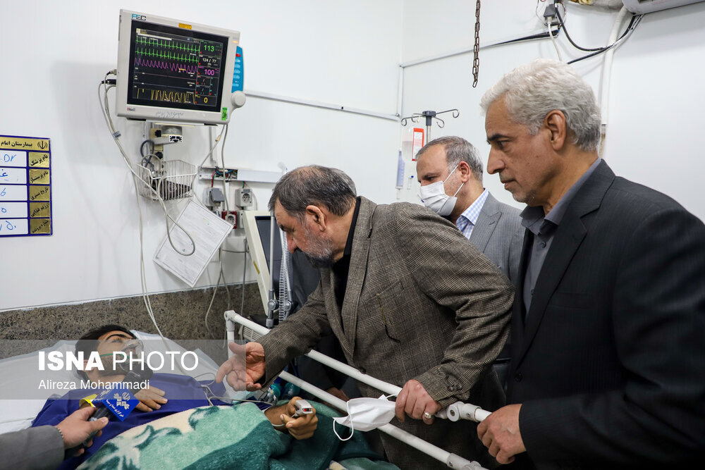 تصاویری از وضعیت مجروحان و مصدومان حادثه ایذه