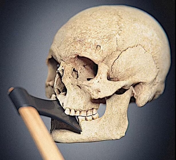 تصاویر دهقانی که ۶۶۰ سال پیش وحشیانه کشته شد