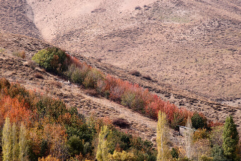 طبيعت پاییزی روستای آهار