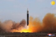 ببینید | پرتاپ موشک بالستیک قاره پیما در کره شمالی | هیبت این موشک را در چند نمای مختلف ببینید