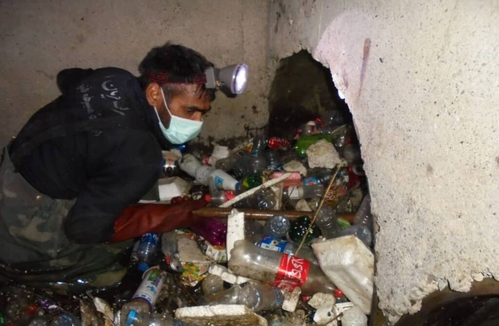 کانال پیروزی پاکسازی شد | تخلیه ۲۵ هزار کیلوگرم زباله فقط در یک ماه