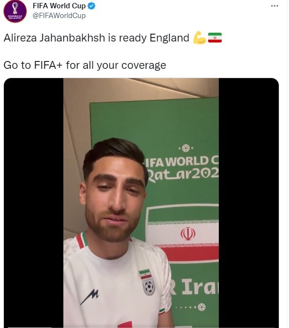 ببینید | خط و نشان کاپیتان تیم ملی برای انگلیسی‌ها | واکنش فیفا به پیام ستاره ایران در جام جهانی ۲۰۲۲ قطر