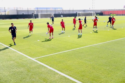 نخستین تمرین تیم ملی فوتبال کشورمان پس از دیدار شکست شش بر دو -عكاس فرشاد عباسي