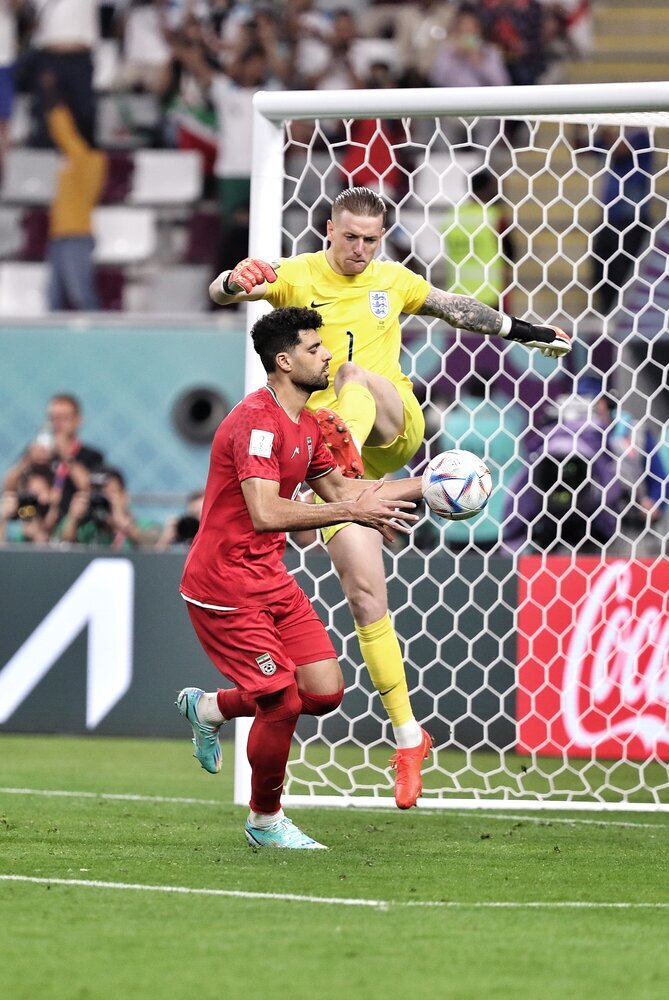 عکس | طارمی چند ثانیه بعد از گل دوم به انگلیس به پایان جام جهانی نزدیک شد!