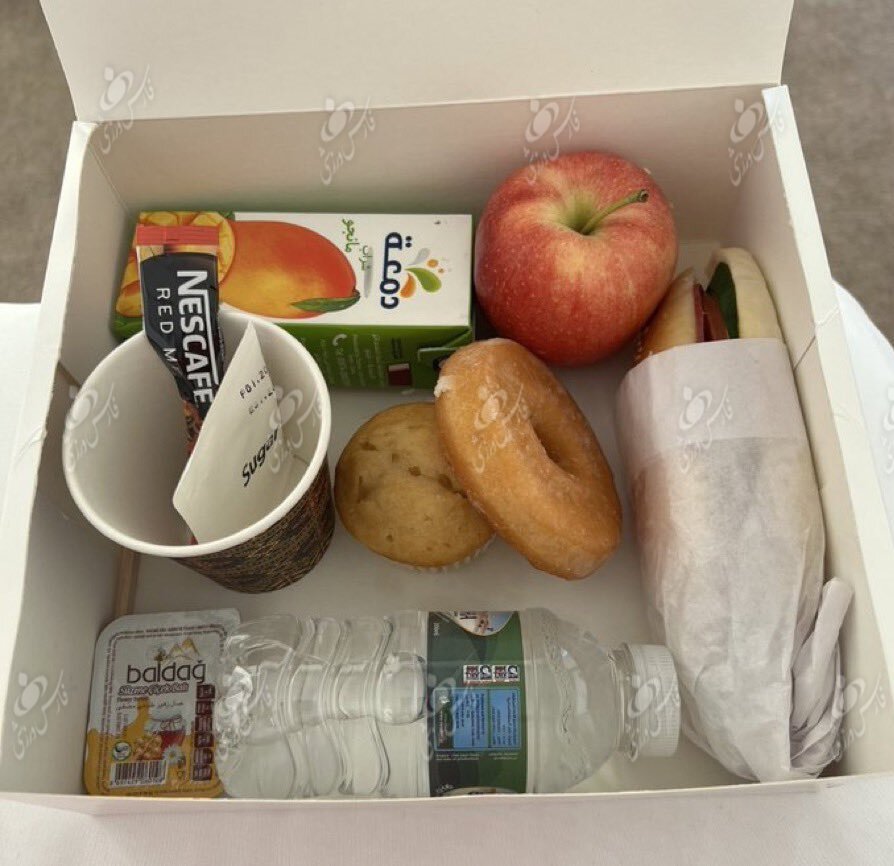 عکس | یک وعده غذای مختصر در جام جهانی چند میلیون تومان؟!