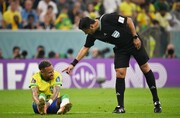 تصویری دردناک از ستاره برزیل | نیمار با این پا می‌تواند جام جهانی را ادامه دهد؟