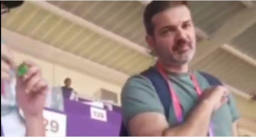 تصاویر| احساساتی شدن شدید استراماچونی بعد از برد ایران | حرکات غیرمنتظره مرد محبوب ایتالیایی در ورزشگاه