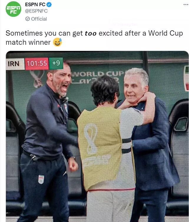 بازتاب جهانی حرکت سردار آزمون | کنایه به مهاجم ایران بعد از حرکت عجیب