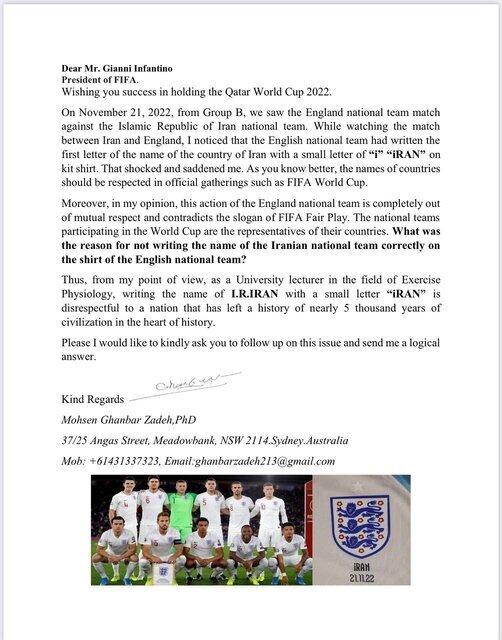 تصاویر| اقدام توهین آمیز تیم ملی انگلیس به ایران | شکایت به کمیته اخلاق فیفا به دلیل رفتار شیطنت آمیز