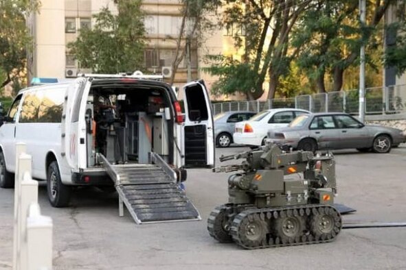 تصویر سلاح جدید پلیس آمریکا که یادآور فیلمهای آخرالزمانی است!