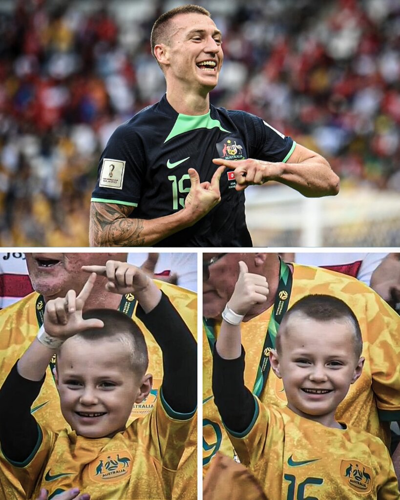 عکس | شادی اسرارآمیز بین پدر و پسر در جام جهانی/ علامت معنادار ستاره ملی‌پوش به فرزندش پس از گلزنی