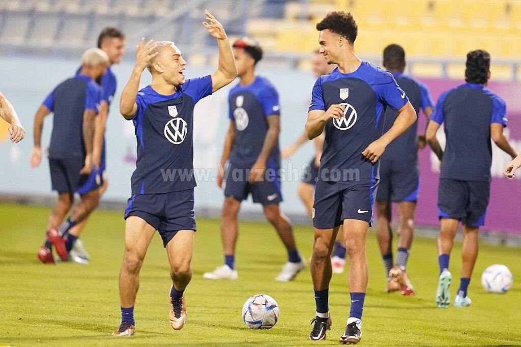 ببینید | خندههای پراسترس شاگردان برهالتر | در تمرین مخفیانه امریکا پیش از بازی با ایران چه گذشت؟