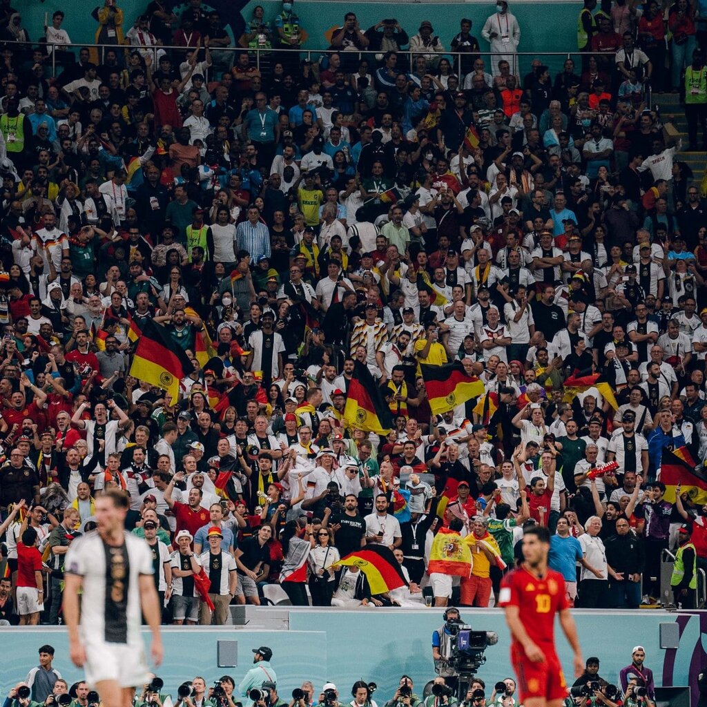 عکس | اتفاق غیرمنظره در پایان بازی با اسپانیا؛ تشویق ژرمن‌ها بابت بدترین شروع تاریخ