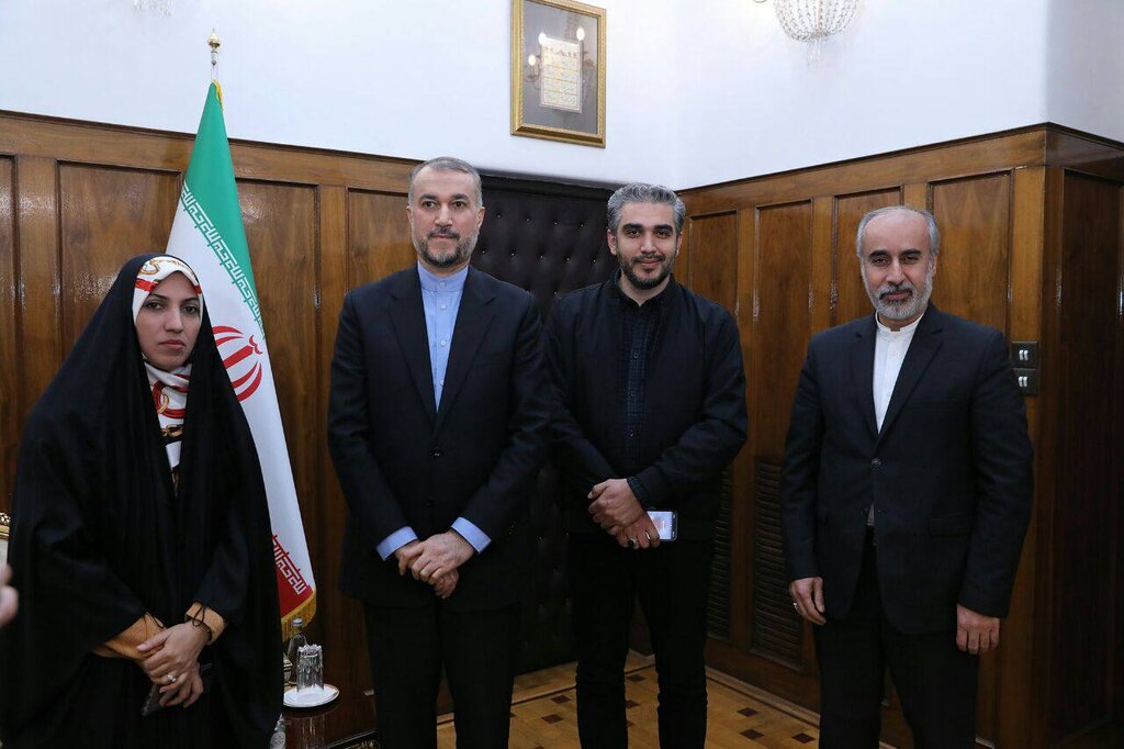 دیدار امیرعبداللهیان با ذبیح پور و رضوانی، خبرنگاران تحریم شده