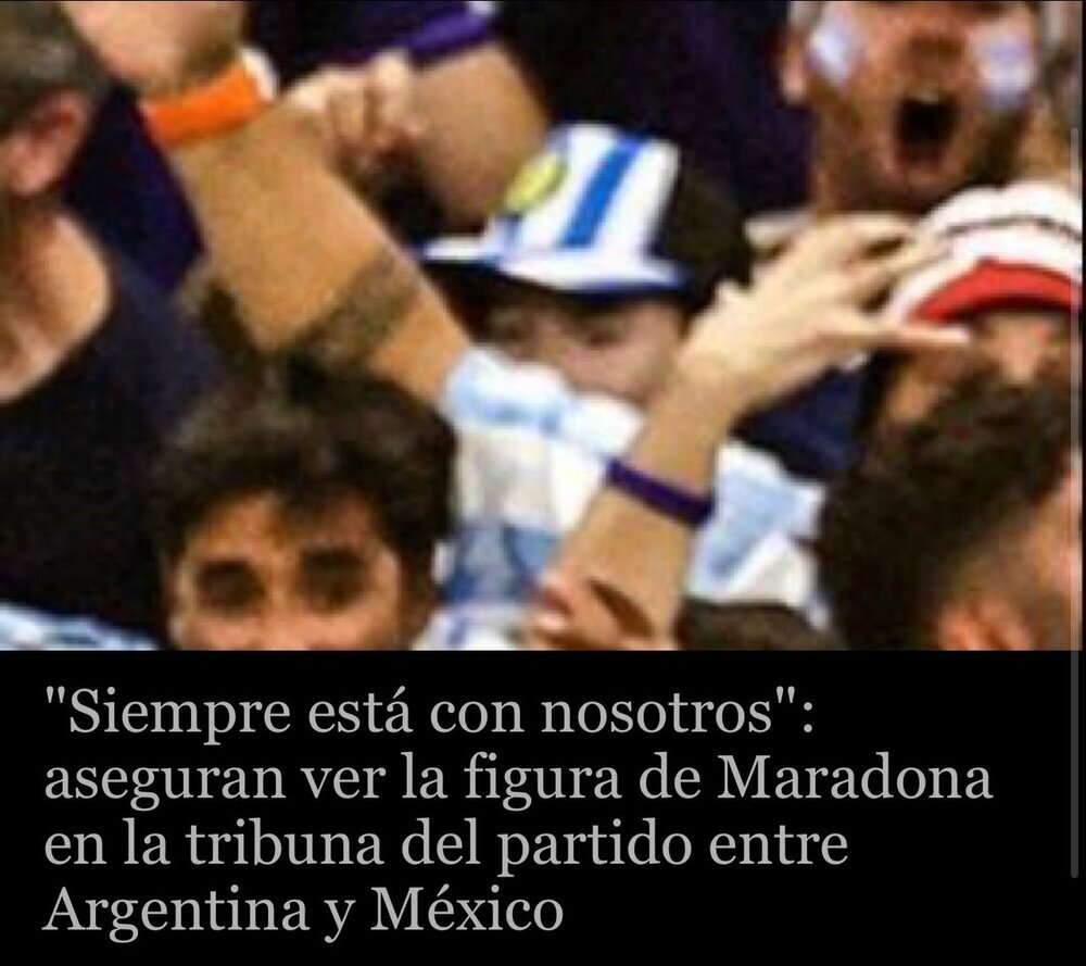 عکس | دیگو مارادونا در جام جهانی قطر دیده شد! | تصویر جنجالی از اسطوره آرژانتینی‌ها در بین تماشاگران 
