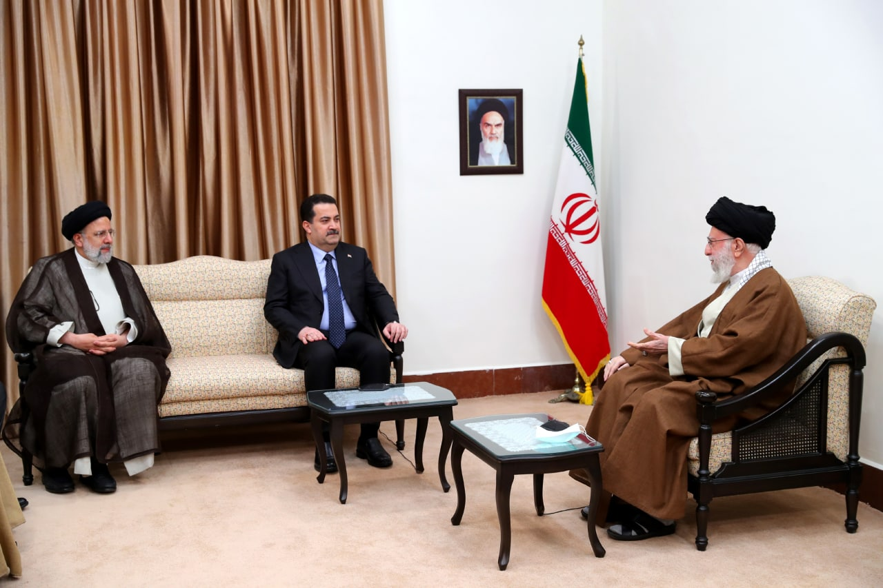 عکس | نخست وزیر عراق به دیدار رهبر انقلاب رفت
