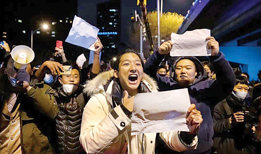 گسترش ناگهانی اعتراضات در سراسر چین