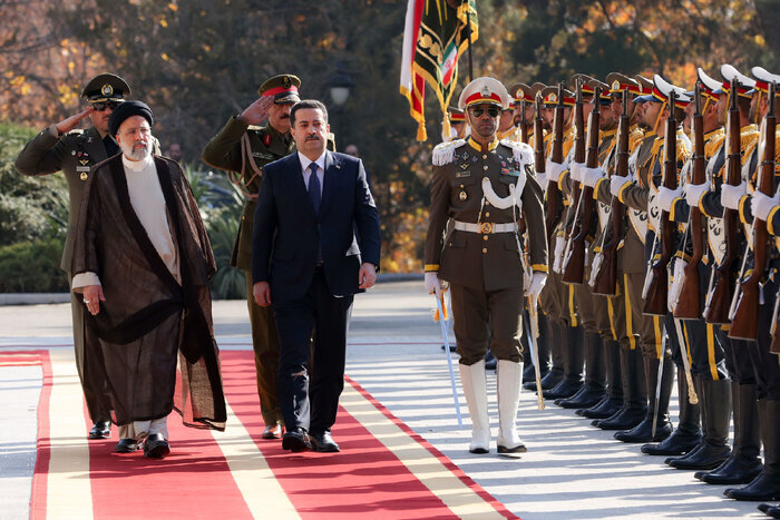 عکس | استقبال رسمی رئیسی از سودانی