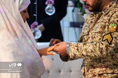 جشن ازدواج ۲۵۴ سرباز وظیفه