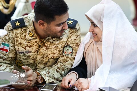 جشن ازدواج ۲۵۴ سرباز وظیفه