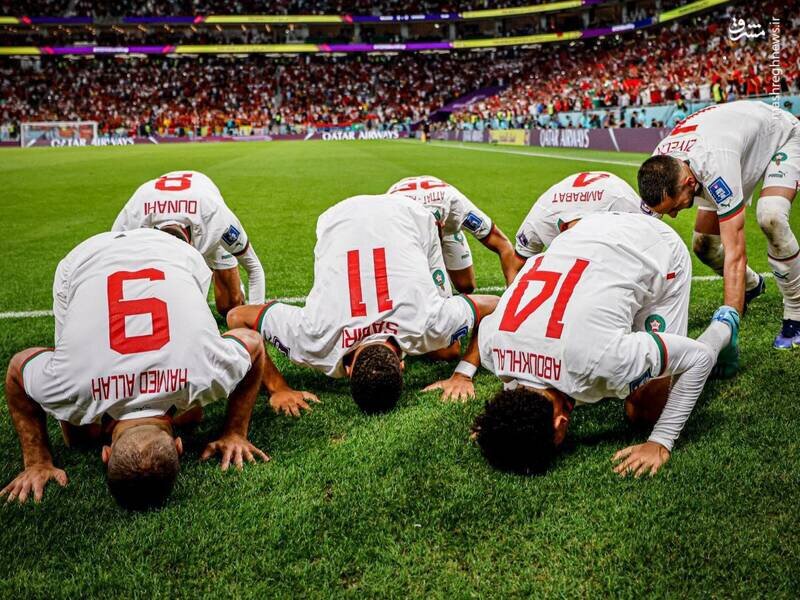 تصاویر ا شادی متفاوت و پر حساس مراکشی ها پس از بُرد کانادا