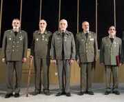 عکس | اعطای نشان «فداکاری» اعطایی رهبر انقلاب به ۴ فرمانده صاحب‌نام ارتش