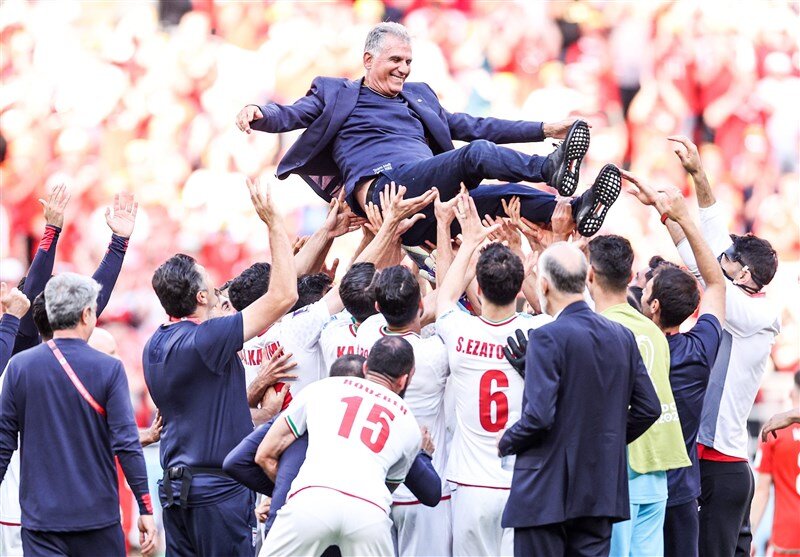 عکس| ایران در صحنه برابر آمریکا شکست خورد | رفتار عجیب ملی پوشان قبل از مصاف تاریخی