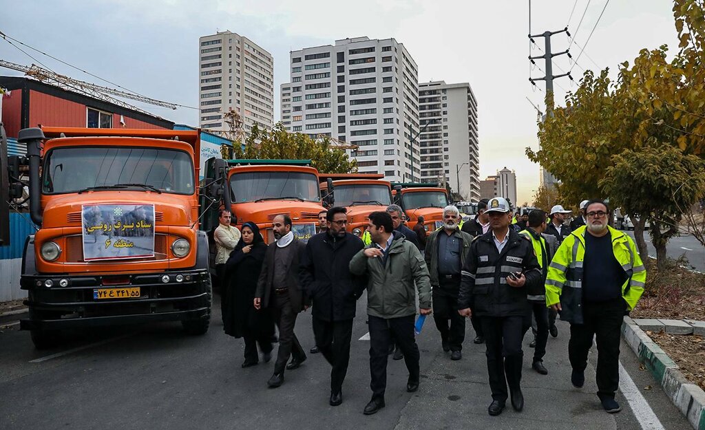 آمادگی منطقه۶ برای بارشهای زمستانی