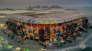 ببینید | این ورزشگاه زیبای جام جهانی امشب ناپدید می‌شود | قطری‌ها ورزشگاه کانتینری را جمع می‌کنند!