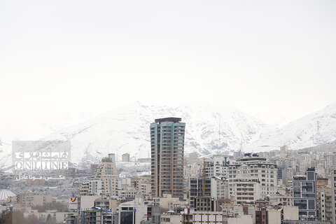 برف در كوههاي تهران