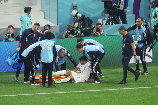 عکس | کار ملیپوش فوتبال ایران به جراحی کشید | مصدومیت در بازی با آمریکا و دوری طولانی مدت از فوتبال