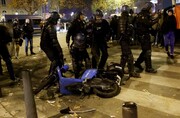 طرفداران تیم‌های مراکش و فرانسه در پاریس با پلیس به زدوخورد پرداختند