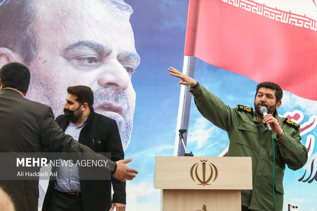 تصاویر ا حضور ویژه سرداران در مراسم بدرقه رستم قاسمی ؛از سردار قاآنی تا سردار رحیم صفوی همه آمدند...