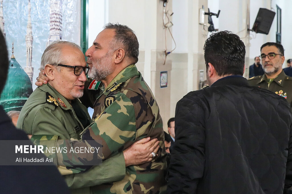 تصاویر ا حضور ویژه سرداران در مراسم بدرقه رستم قاسمی ؛از سردار قاآنی تا سردار رحیم صفوی همه آمدند...