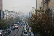 وضعیت آلودگی هوای تهران در روز دوشنبه ۱۸ دی ۱۴۰۲