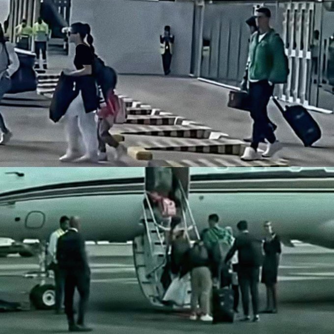 عکس | رونالدو با جت شخصی از قطر رفت