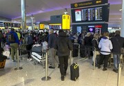 ببینید | وضعیت تماشایی فرودگاه‌ انگلیس بعد از اعتصاب